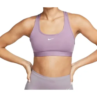 Nike Damen Swoosh SPT T-Shirt, Violett Dust/Weiß, XL