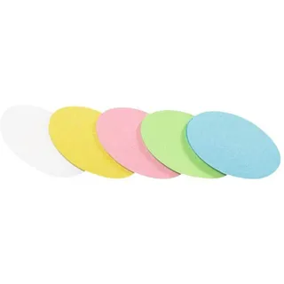 Legamaster 7-254199 Moderationskarten Oval, 500 Stück, 11 x 19 cm, 5-farbig sortiert
