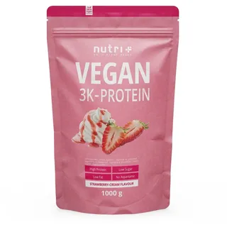 Veganes 3K Protein Erdbeere Pulver 1000 g