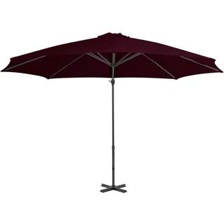 vidaXL Ampelschirm mit Aluminium-Mast 300 cm Rot - Rot