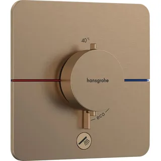 Hansgrohe ShowerSelect Comfort Q Thermostat, Unterputz, 1 Verbraucher, ein zusätzlicher Abgang, Soft Egde Rosette, 15589140 Dusch-Mischbatterie