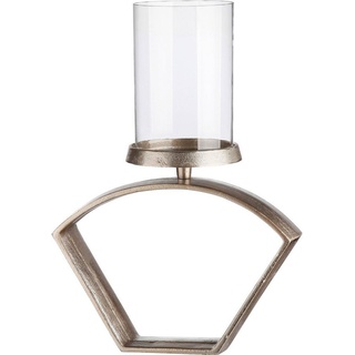 Casablanca by Gilde Gilde Windlicht »Nostro, in Champagner - (B)25,5 x (H)20 cm