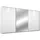 Schwebetürenschrank KULMBACH 368 x 214 x 64 cm Weiß