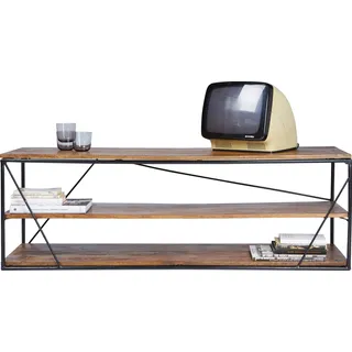SIT Möbel T-NEST SHELF LOW TV-Lowboard 140 cm Schwarz
