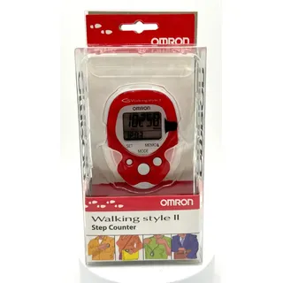 Omron Schrittzähler Walking Style II Step Counter - HJ-113-E-03 - ROT