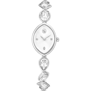 Swarovski Gema Uhr, Kristallarmband, Silberfarben, Edelstahl