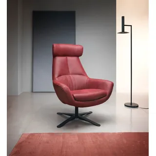 BeType Drehsessel Be Organic High Back 81 x 112 x 83 cm rot Polyester drehbar