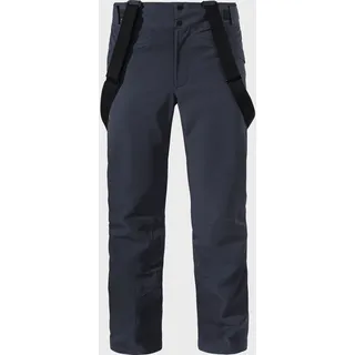 Latzhose SCHÖFFEL "Ski Pants Style Mountet MNS", Herren, Gr. 48, Normalgrößen, blau (8820, blau), Oberstoff : Aussenseite: 85% Nylon 15% Elasthan (Membran: Polyurethan) Futter : 84% Nylon 16% Elasthan Wattierung : 100% Polyester, Hosen Latzhose