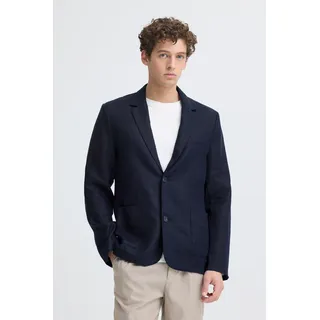 CASUAL FRIDAY CFTorup Herren, Sakkos Anzugsjacke Jacke 100% Leinen Regular Fit - blau