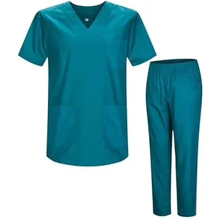 MISEMIYA - Unisex-Schrubb-Set - Medizinische Uniform mit Oberteil und Hose ref.8178 - Medium, Grün 3B 21