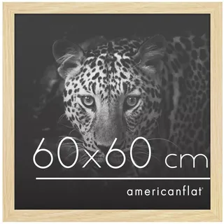 Americanflat Bilderrahmen Eiche quadratisch 50x60 cm 2er Set