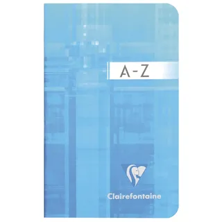 Clairefontaine 3599C - Packung mit 10 Registerbücher 9x14 cm, 48 Blatt, französische Lineatur, 90g, kariert 5/5 sortiert, 1 Pack
