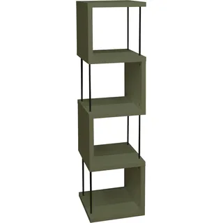 Mäusbacher Standregal 33 x 33 x 126 cm Olivgrün