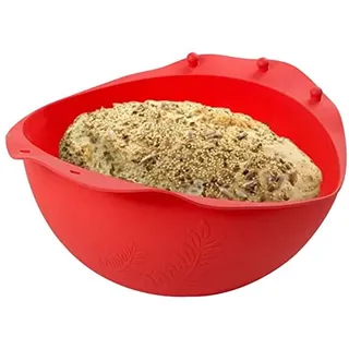 webake Brotbackform Rund Silikon Kastenform Brot Backform für Hausgemachtes Brot, Hackbraten, Quiche, Fisch Und Gemüse