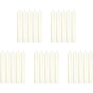 Butlers Stabkerze (25er Set) Rainbow , Creme , Paraffin , 2.2x18x2.2 cm , Dekoration, Kerzen & Kerzenhalter
