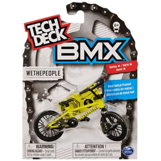Spin Master Tech Deck, BMX-Fingerfahrrad, authentisches Mini-BMX für actionreiche Stunts, original Artwork bekannter Marken, für Fingerakrobaten ab 6 Jahren, Zufallsauswahl: keine bestimmte Sorte wählbar