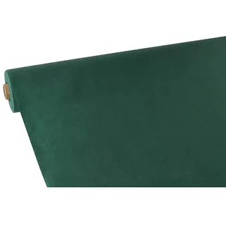 Papstar, Tischdecke, stoffähnlich, Vlies "soft selection" 40 m x 0,9 m dunkelgrün auf Rolle, #84955