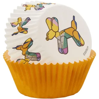 Wilton Baking Cups Ballonhund - Muffinförmchen Papier, Muffin und Cupcake Förmchen, Papier-Backförmchen für kleine Cupcakes, Muffins, Pralinen - pk/75