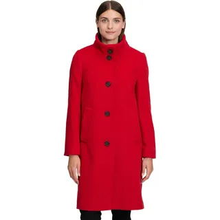 Betty Barclay Wollmantel mit Kragen in rot, | Gr.: 36