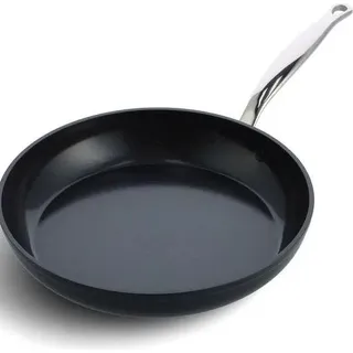GreenPan Bratpfanne Barcelona Pro 32cm - Aluminium, Thermolon Keramikbeschichtung, -frei, geeignet für Induktion - Schwarz