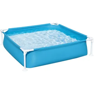 BESTWAY My First Frame Pool 122 x 122 x 30,5 cm blau