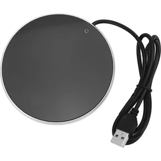 Kaffeetassenwärmer, 55 °C, konstante Temperatur, 3 Stufen, kleines Licht, intelligenter USB-Kerzenwärmer für Zuhause, Büro und Reisen