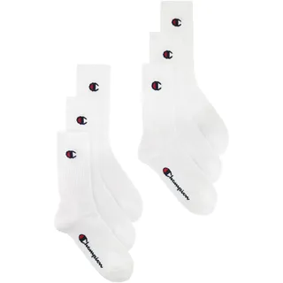 Champion Unisex Socken 6er Pack weiß 35-38
