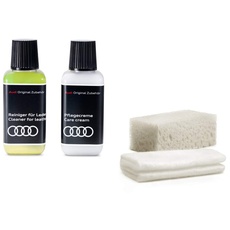 Audi 4L1096372 Lederpflege Lederreiniger Reinigungs-Set 4-teilig, nicht geeignet für Alcantara