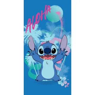 Halantex Lilo & Stitch Duschtuch 70 x 140 cm mehrfarbig