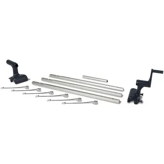 Intex Planenaufroller 274 - 488 cm grau/weiß 28051