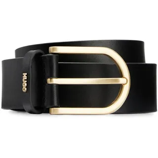 Hugo Damen. Zoey Ledergürtel schwarz (85cm), Lässig