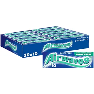 Airwaves Menthol Eukalyptus Kaugummi 30 x 10 Dragees