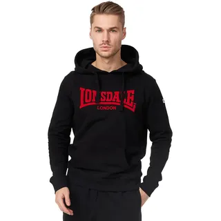 Lonsdale Hooded One Tone Hoodie Schwarz XL