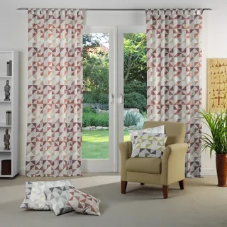 Wirth Vorhang »Berlare« Schlaufen 1 Stk. tlg., orange