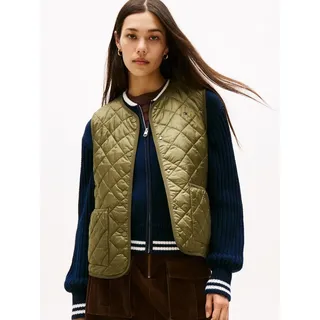 Tommy Hilfiger Steppweste »LW PADDED REG QUILTED VEST«, grün