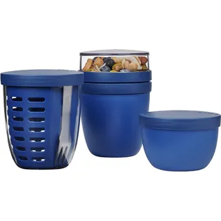 Mepal Lunchbox 3er Set vivid blau 2 x 2 x 2 cm 0,2 l