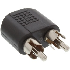 Bild von Audio Adapter 3,5mm Klinken-Buchse - 2x Cinch-Stecker (99343)