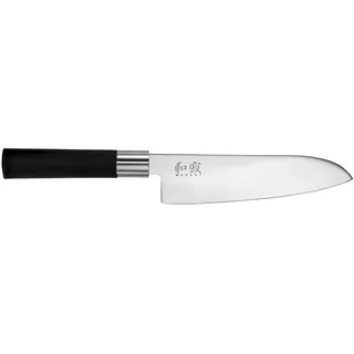 KAI Wasabi Black Santokumesser 16,5 cm Braun/Silber
