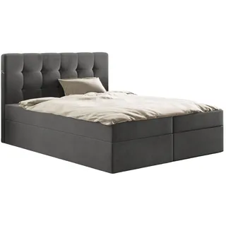 kaiser möbel Ludano 200 x 200 cm H2 Dunkelgrau