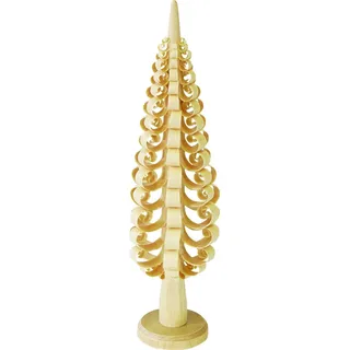 Spanbaum Natur aus Holz Höhe 20cm Weihnachtsbaum Tannenbaum Christbaum Motiv