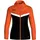 Kapuzenjacke Schwarz/Neonorange 42