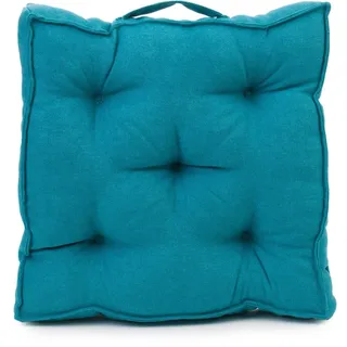 Gözze Darco Boxkissen 40 x 40 cm Petrol