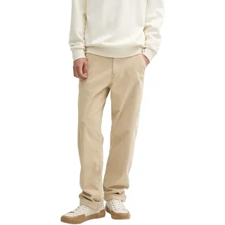 TOM TAILOR Denim Herren Loose Tapered Fit Hose, 11032 - Cashew Beige, S