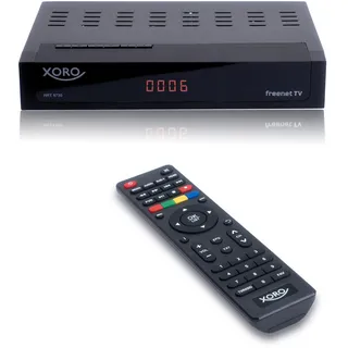 Xoro HRT 8730 DVB-C Kabelreceiver mit USB 2.0 Mediaplayer, PVR Ready, Timeshift, für alle Kabelnetze geeignet, schwarz