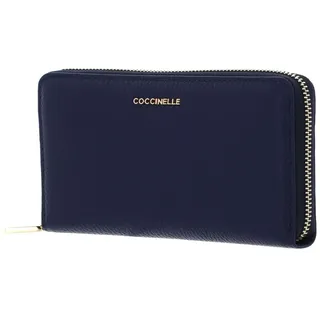 Coccinelle Metallic Soft Geldbörse Damen blau