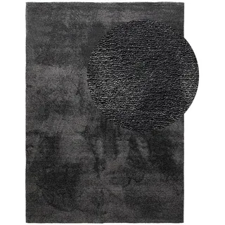 benuta Nest Hochflorteppich Melvin waschbar 200/300 cm , Kunststoff , Uni , Rechteckig , 200x300 cm , Oeko-Tex® Standard 100 , für Fußbodenheizung geeignet, in verschiedenen Größen erhältlich, waschbar, pflegeleicht , Teppiche und Böden, Teppiche, Hochflorteppiche & Shaggys