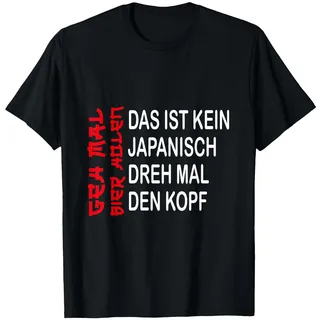 Biertrinker GEH mal Bier Holen T-Shirt, Herren, Schwarz, L