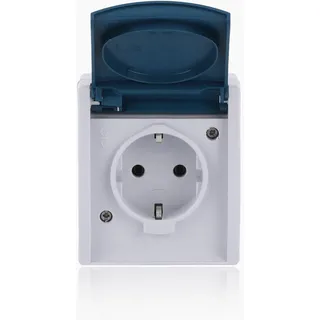 Busch-Jaeger Schuko-Steckdose 20 EW-53 Blau 2 St.
