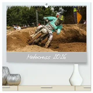 Motocross 2026 (hochwertiger Premium Wandkalender 2026 DIN A2 quer), Kunstdruck in Hochglanz: Motocross vom feinsten (CALVENDO Sport)