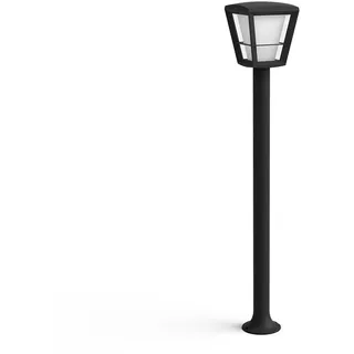Philips Wegeleuchte Glas/Kunststoff/Metall 20,5 cm inkl. LED-Lampe schwarz